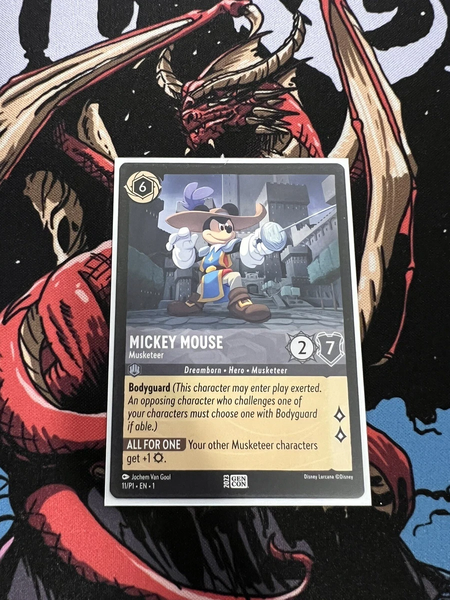 Disney Lorcana Mickey Mouse GenCon 2023 Promo Card