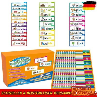 CVC Word Flip Chart Word Builder Game Educational Interactive for Preschool