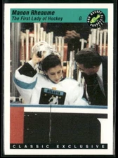 1993 Classic Pro Prospects #6 Manon Rheaume