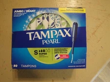 Tampax Pearl S Super Leak Guard Protection 50ct Each  Jumbo Unscented  #M5