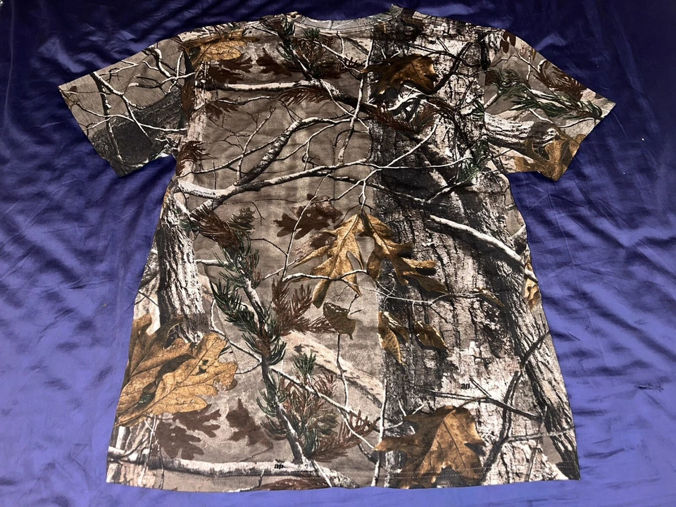 Russell Outdoor Mens XL Hunting Shirt Realtree Camo Fishing Psycho Sister - Image 4 of 4