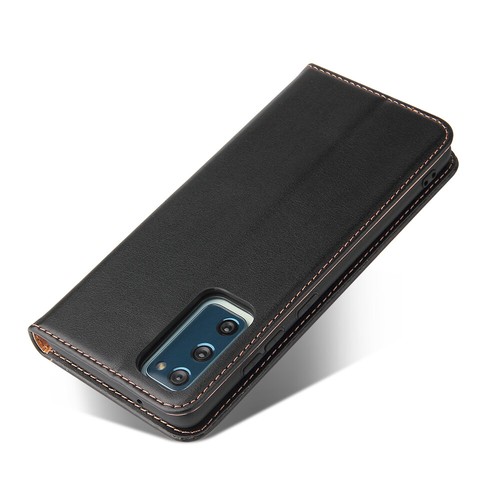 Flip Cover PU Echtleder Ständer Feature Card Slots Samsung Galaxy S20FE Hülle - Bild 14 von 21