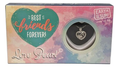 Love Pearl BEST FRIENDS FOREVER BFF Necklace Kit, Simulated