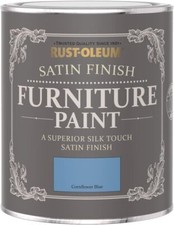Image of Rust-Oleum Chalky Furniture Paint Gloss Satin Matt Lacquer Metallic 125ml-750ml