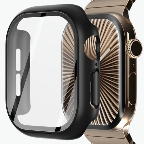 Case for Apple Watch Series 11 10 46/42mm Protective Cover Glass ScreenProtector - Picture 2 of 27