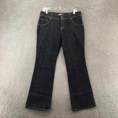 Dear Amanda Baynes Bootcut Jeans Womens 10 Blue Denim Mid Rise Zip Fly Casual