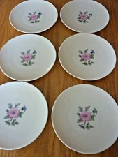 REDUCED! Set/6 Vintage LENOX 6.25" CYNTHIA P-319 Bread/Butter Plates-Made in USA