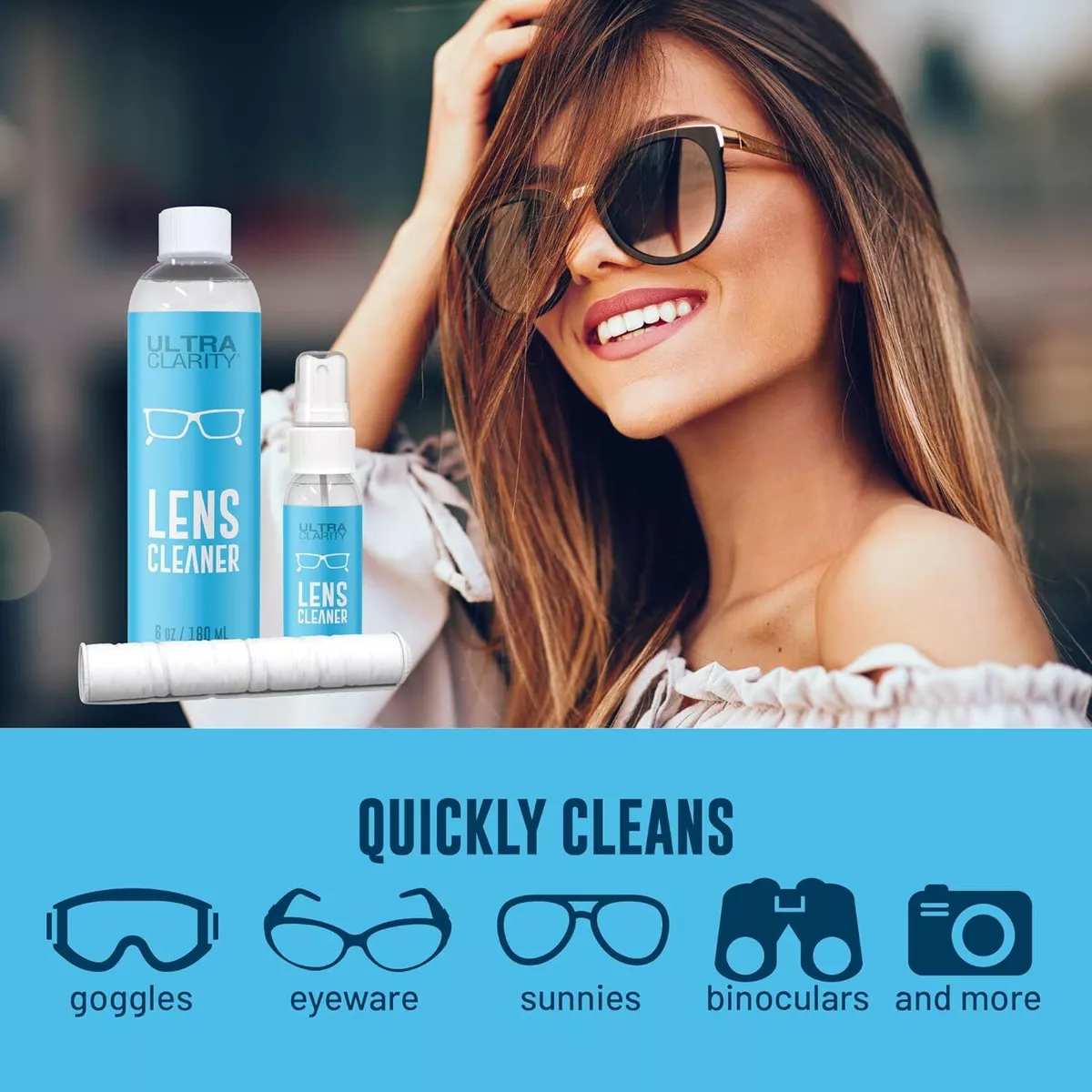 Spray De Limpieza Para Lentes De Anteojos, Paquete Economico De 7