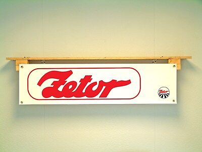 25 50 Super Zetor Tractor shed workshop pvc banner sign Crystal
