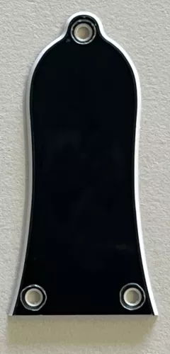 Guitar For Fit Gibson Epiphone Truss Rod Cover Plate logo Guitar Black