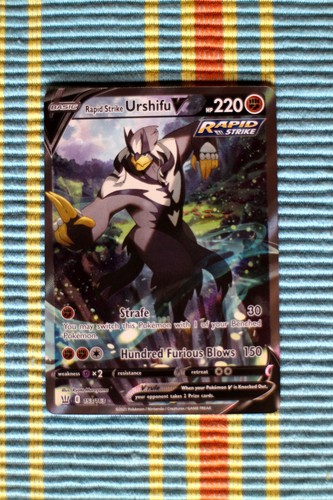 Pokémon TCG Rapid Strike Urshifu V (Alternate Art) Battle Styles NM #153/163