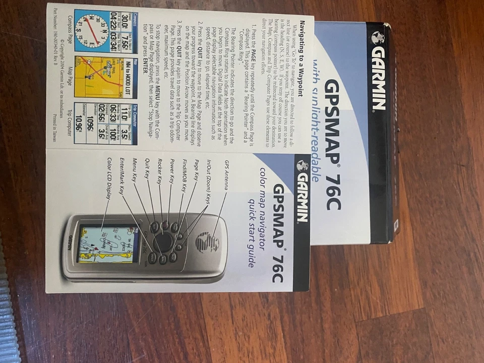 New Garmin GPSMAP 76C Handheld Free Shipping - Image 2 of 4