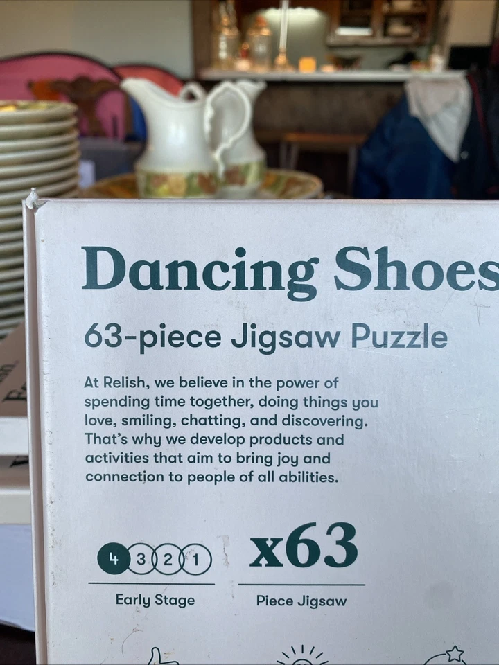 Rompecabezas Relish 63 piezas ¡Bueno para adultos con demencia reunido en caja! Foto 4 de 4