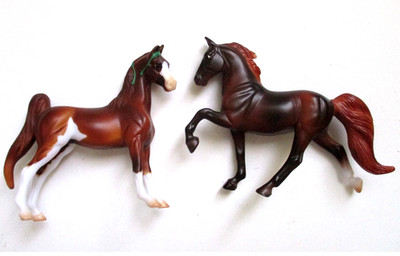 Breyer Stablemates Tennessee Walking & Pinto Saddlebred Horses