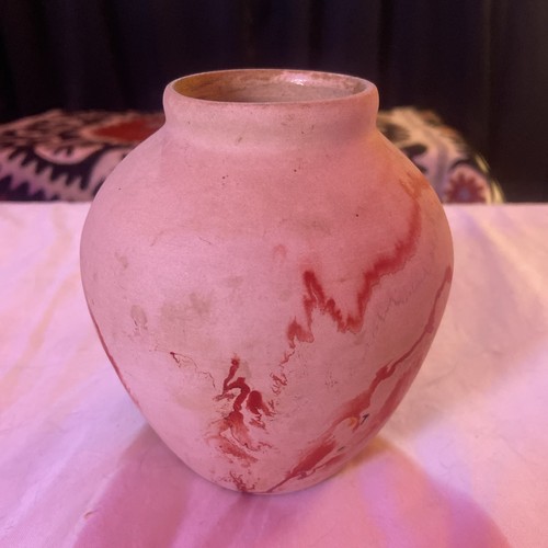 Vintage Nemadji Pottery Swirl Vase,5.5”MultiColor, - Picture 3 of 8
