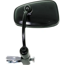 7/8" Handlebar Right Or Left Bar End Mirror For Motorcycle Scoot Black 20-34010
