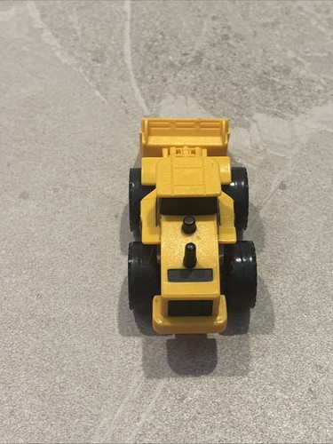 CAT Bulldozer Yellow Construction Truck Plastic Mini Vehicle Great Condition - Picture 4 of 6