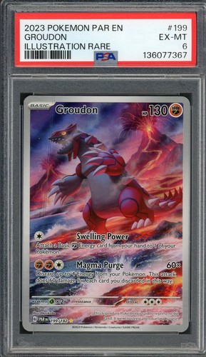 Groudon graded PSA 6 for sale on eBay