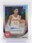 ZACCHARIE RISACHER 2025-26 BOWMAN CHROME REFRACTOR ROOKIE AUTO /499 Q4925