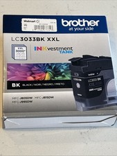 New Brother LC3033BK XXL Black Ink Cartridge Super-High-Yield 3000 EXP 08/25