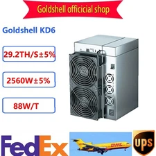 Goldshell KD6 Kadena Miner 29.2Th/s 2560W with PSU Asic KDA Crypto Miner
