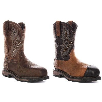 Ariat Workhog XT H2O Breit Quadratische Zehe Stahlkappe Herren Stiefel Brown