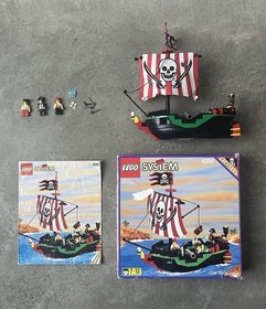 Lego Pirates Set 6250 Cross Bone Clipper Complete w/ Box & Manual