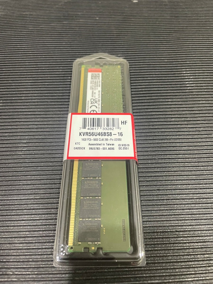 Kingston ValueRAM DDR5 module 16 GB DIMM 288-pin 5600 MT/s