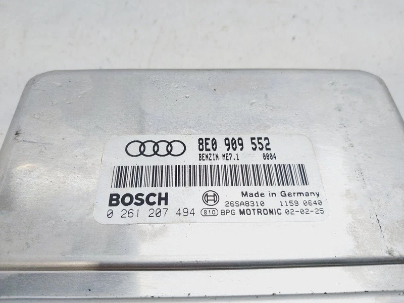 8E0909552 centralina motore per AUDI A4 CABRIOLET (8H) 2002 9081362 - Immagine 3 di 4