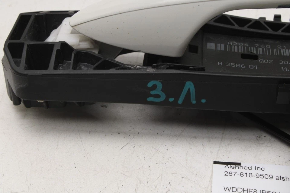 Левосторонняя внешняя ручка для задней двери водителя Mercedes-Benz E350 Sport 4Matic 10–16 годов выпуска - Изображение 3 из 4