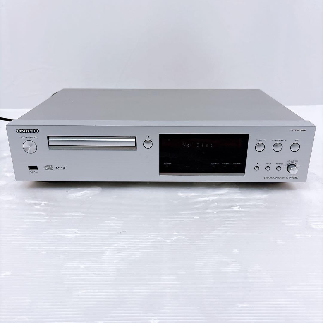 Onkyo C-n7050 Silver Network CD Player Hi-res Sound Source