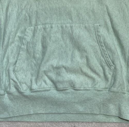 Felpa con cappuccio vintage Champion Reverse Weave uomo L verde schiuma di mare felpa pesante - Foto 5 di 14