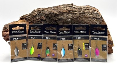 Spro TM Trout Master Incy Spin Spoon 1,8g Forellenblinker 16 Farben Blinker NEW