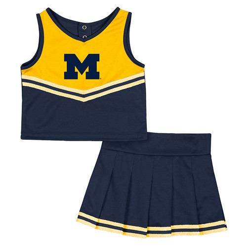 Girls Toddler Colosseum Navy Michigan Wolverines Time For Recess Cheer Top &