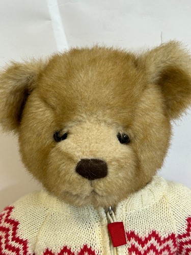 Harrods Freddie Bear 2011 Christmas Teddy Bear w/ Knitted Jumper 13" | C10 G855 - Picture 3 of 11