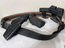 Tactical ICE/Police Duty Belt 44-48, Safariland MDL 2 Holster, Colt, Cosplay