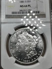 1881-S Morgan Dollar (*Certified MS64 PL by NGC*) - PROOF-LIKE