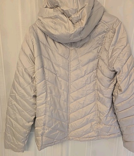 Tek Gear Puffer Jacket For Women Size XL Gray Full Zip Pockets Quilted - Picture 1 of 11