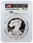 1986 S $1 Proof Silver American Eagle PCGS PR70 DCAM John Mercanti