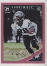 2018 Donruss Optic Rookies Pink Prizm Avonte Maddox #147 1z6
