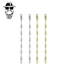 Original Lowrider 26" Flat Twisted Springer Fork Bars – Chrome or Gold Finish.