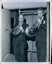 1949 Detroit Kenneth Shults Willard Barling Jazz Musicians Photo 8X10
