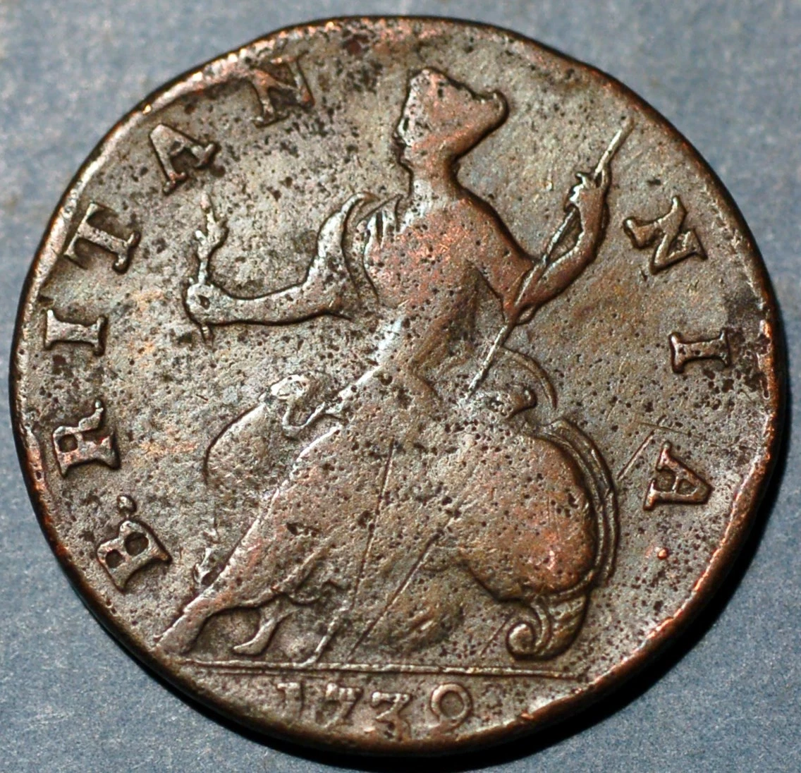 イギリス 英国 古銭 ジョージ6th 1948年4種類セット 1. ハーフ クラウン コイン 32mm 14g フォトプロップス Daniel 通販  16270164｜Creema(クリーマ) イギリス硬貨 1739年 ジョージ２世HALF Penny エラーコイン