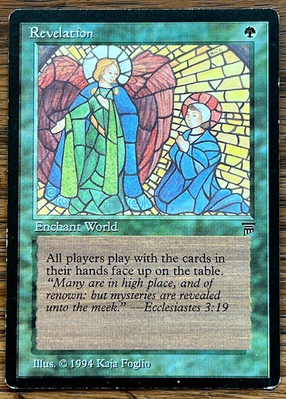 Revelation Magic the Gathering English Legends, Rare, LP