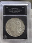 1888  US Morgan Silver Dollar VG (Bradford Slab)