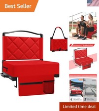 Stadium Seats with Back Support and Cushion Thick Padded Bleacher Chairs with...