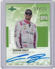 2024 Parkside IndyCar PACIFIC INDY 500 CONOR DALY AUTO #7/25 SIGNATURE SERIES