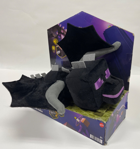 Minecraft Official Ender Dragon Premium Posable 12” Plush w/ Lights ...