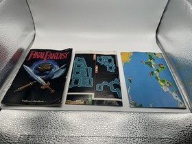Final Fantasy Nintendo NES Game Cartridge Sleeve Maps Handbook Manual