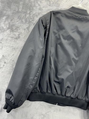 Blauer USA Made Black Bomber Full Vislon Zip Adult Jacket X-Large 48-50 Workwear - Picture 15 of 20